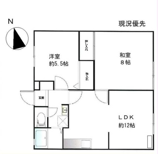 【間取り】 | ビーライン鷺沼 | 間取り図