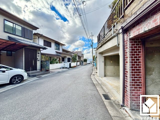 宇治市木幡南山の前面道路含む現地写真