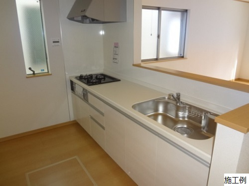 南区双葉2丁目新築戸建て　1号棟のキッチン|使いやすいキッチンです