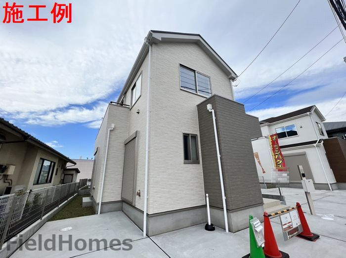 南区双葉2丁目新築戸建て　1号棟の外観|外観施工例