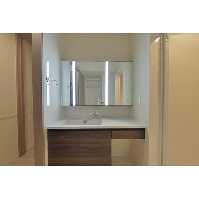 岐阜市長良井田のアパートの洗面所