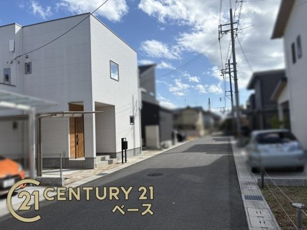 大和高田市中今里町　一戸建の前面道路含む現地写真|■現地撮影写真■お気軽にお問い合わせくださいませ！