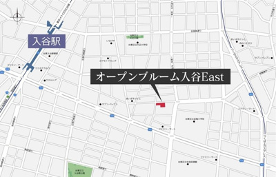 【地図】 | オープンブルーム入谷Ｅａｓｔ