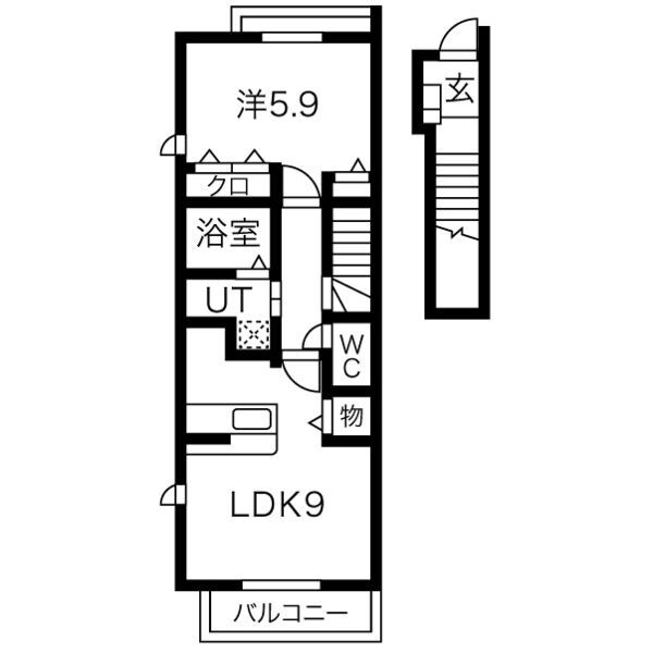 アンジュの間取り