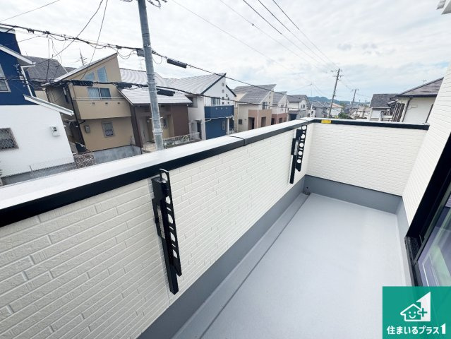 神戸市北区小倉台　第1期　新築一戸建てのバルコニー|日当たりのよいバルコニー！お部屋が開放的に！