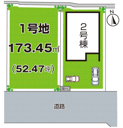 神戸市北区小倉台　第1期　新築一戸建ての区画図