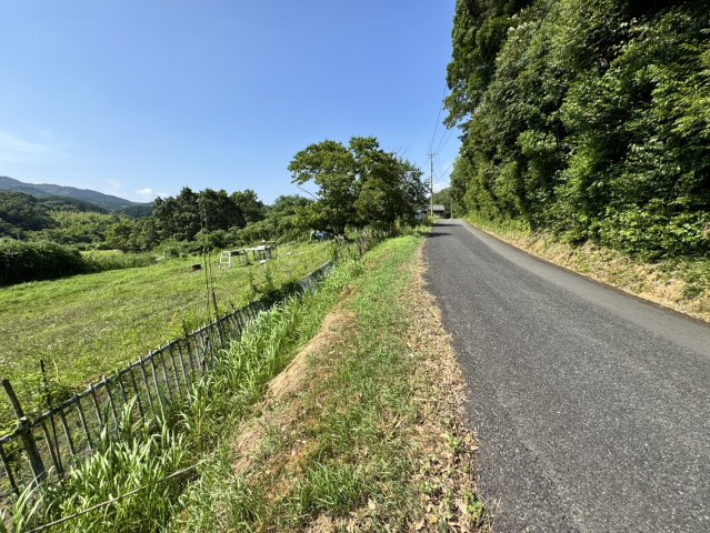 山川土地の前面道路含む現地写真