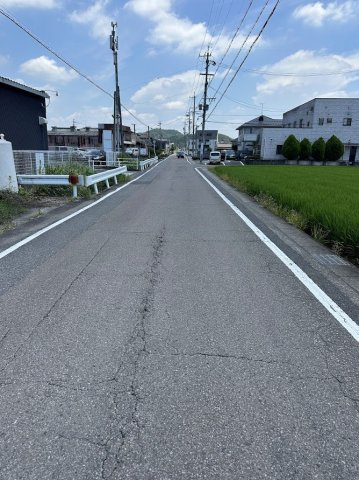 土地　東新町3丁目の前面道路含む現地写真