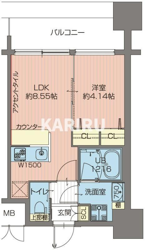 プレジオ城北の間取り