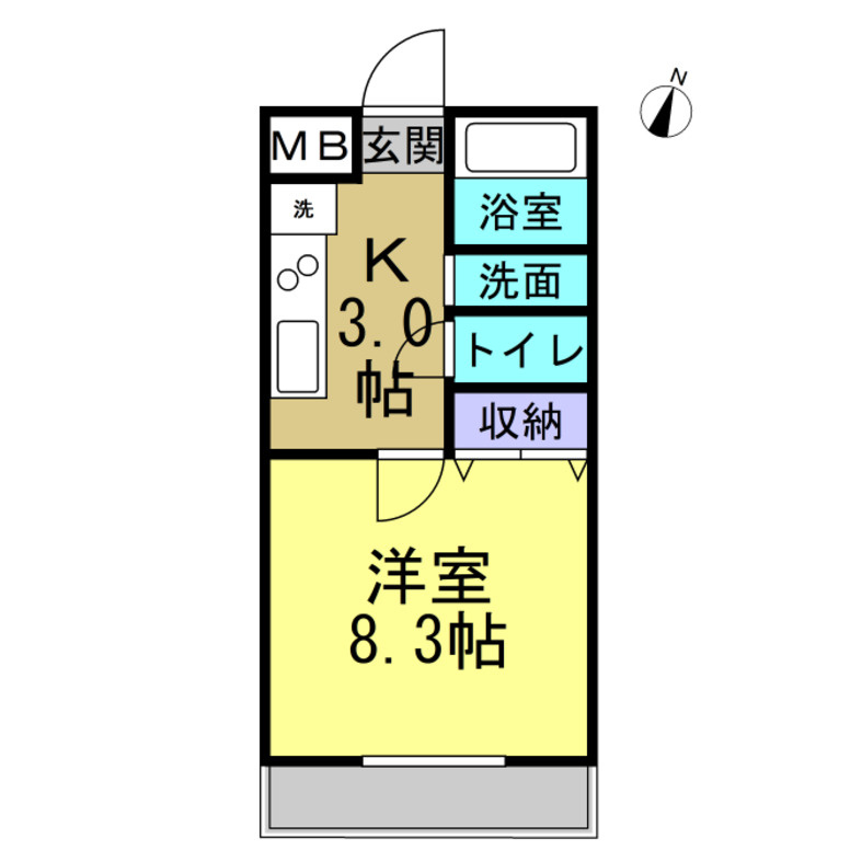 I-stage唐崎の間取り