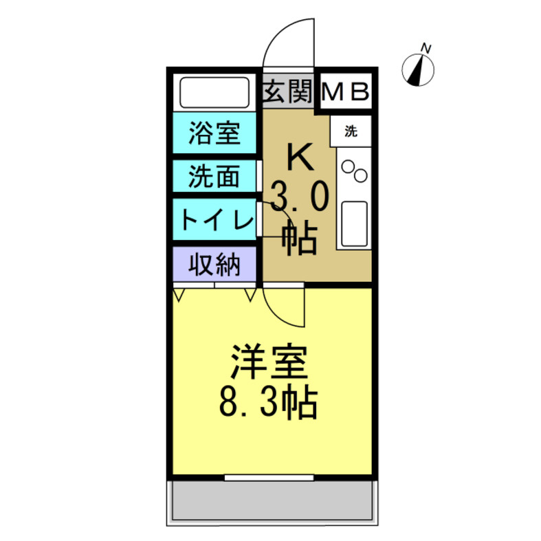 I-stage唐崎の間取り