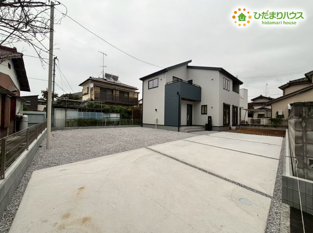 熊谷市上之　第6　新築一戸建て　リーブルガーデン　01の駐車場|車4台駐車可能！
カーライフも楽しめちゃう♪