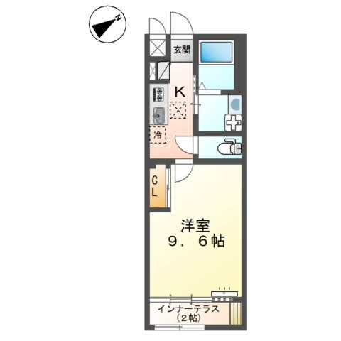 坂戸市関間4丁目アパート新築工事の間取り