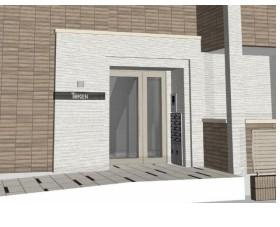 日高市上鹿山マンション新築工事の外観|完成予想図