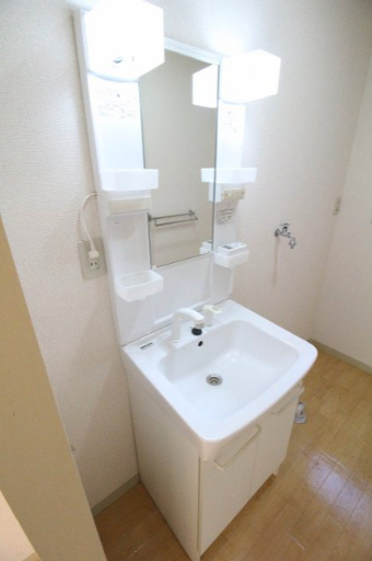 フレグランス山岡Cの洗面所|広い洗面スペース