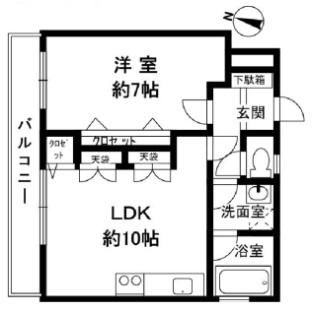 リーグレック元町の間取り