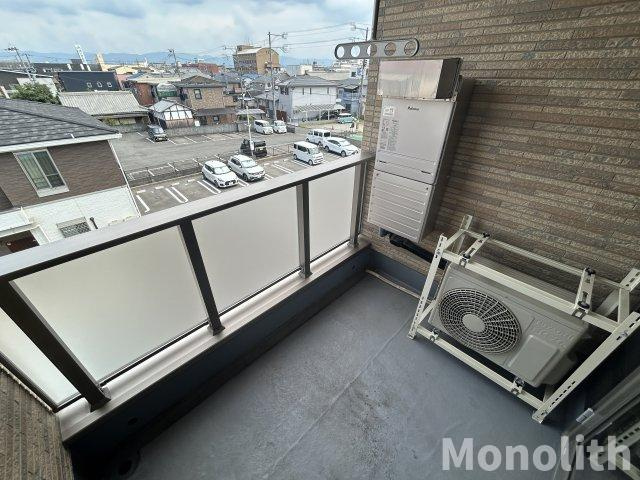 ミッテ１号館のバルコニー