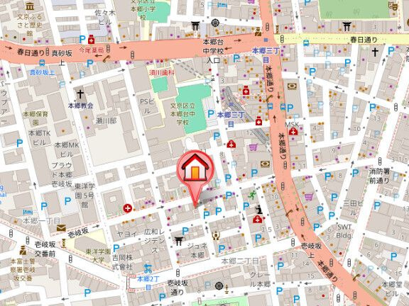 アーバネックス文京本郷の周辺