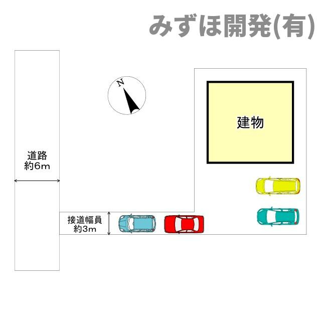山形市中桜田1丁目3-29のその他|車は4台駐車可能です。