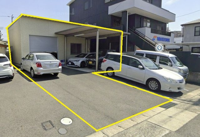 山田様倉庫の外観