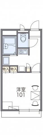 レオパレス桜井壱番館の間取り