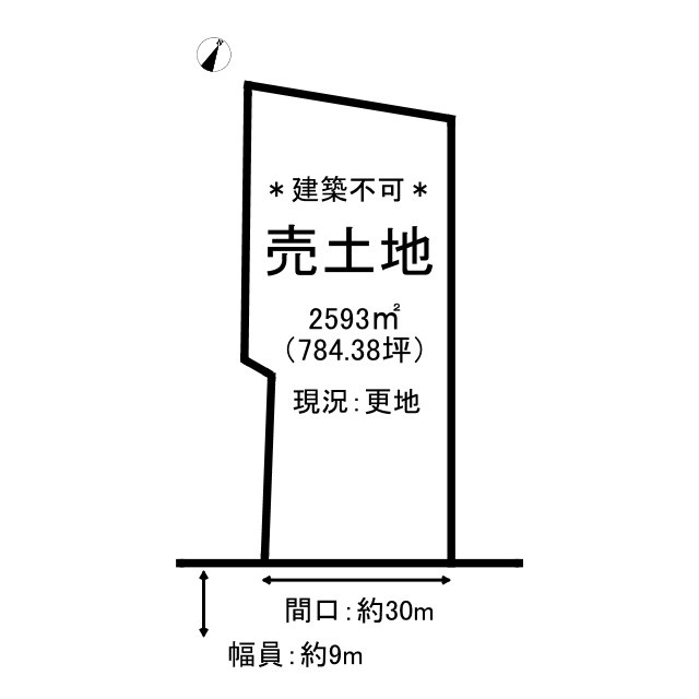 鳥取市源太土地の土地図