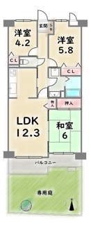 【間取り】 | 山ノ内パーク・ホームズ