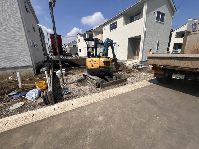 新築　富岡市下高瀬　Livele Garden.S 　9号棟の駐車場|　駐車スペースは2台分可能です！
