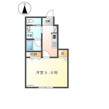 【間取り】 | ヴィレッジゆたかⅡ