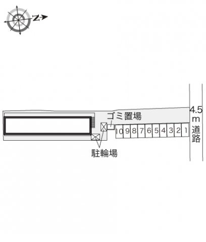 レオパレスル・ソレイユの区画図