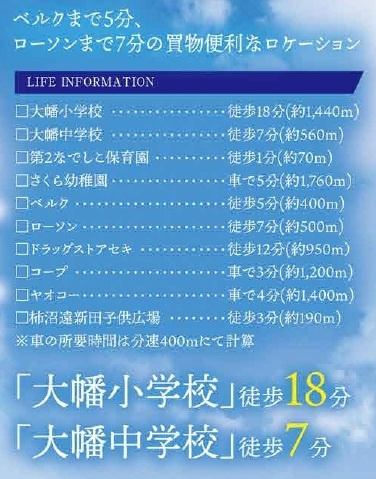 【仲介手数料無料】新築戸建　グラファーレ熊谷市柿沼960-8（全1棟）の周辺