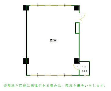泉佐野ビルの区画図