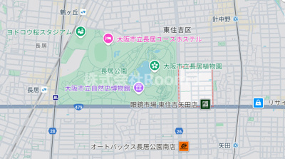 【地図】 | 【ペット共生・ZEHマンション】Maison de Mine Nagai Parc Est.・旭化成ヘーベルメゾンHEBEL HAUS