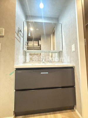 【洗面所】 | 【ペット共生・ZEHマンション】Maison de Mine Nagai Parc Est.・旭化成ヘーベルメゾンHEBEL HAUS | コンパクトで使いやすい洗面所