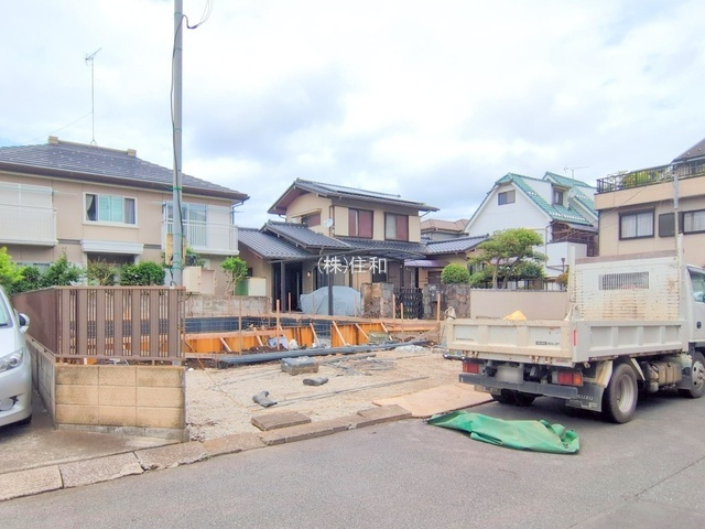 【新築分譲住宅】川越市諏訪町第5期の前面道路含む現地写真