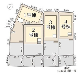 【区画図】 | 新築　新潟市中央区関南町  第1  2号