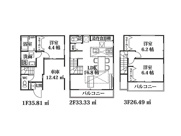 三芳町竹間沢　新築一戸建住宅　全1棟　(ふじみ野店)の画像