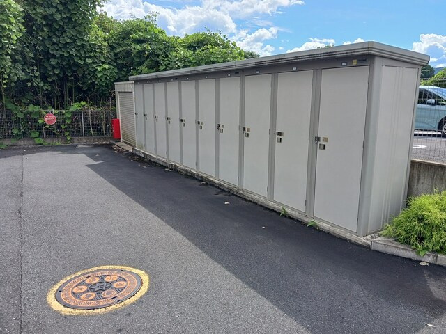 エクセレンス・Ⅱのその他共用部分|外部物置がついていて収納に便利(^^♪