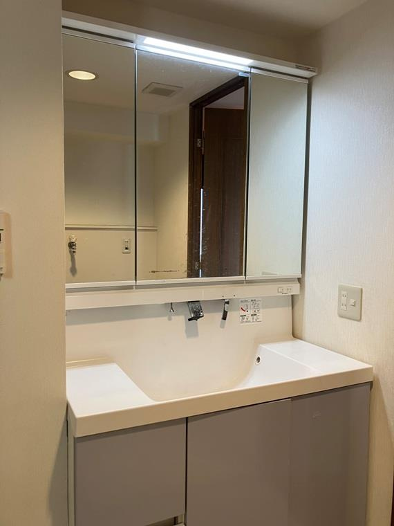 平塚八重咲町三和プラザの洗面所