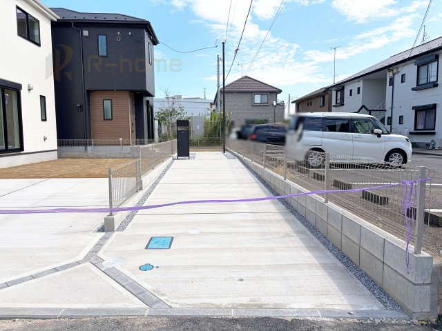 取手市青柳第2　新築戸建て　2号棟の駐車場|カースペースは2台お停めいただけます♪