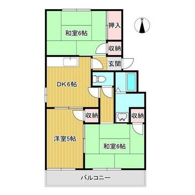 アネックス須屋Aの間取り