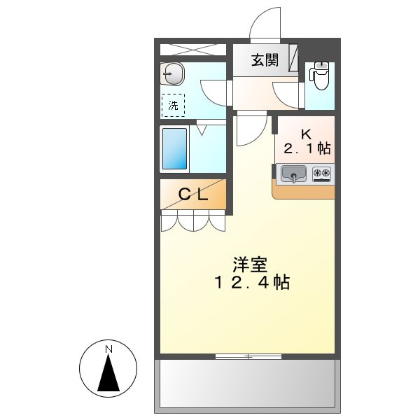 グレース　フィオーレの間取り
