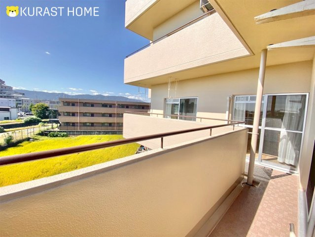 パークテラス桂川　3階のバルコニー
