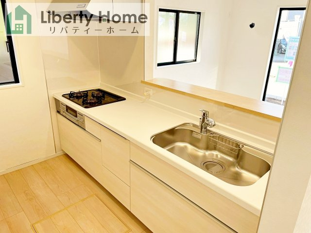 牛久市下根町第1　新築戸建　2号棟のキッチン