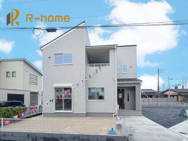 水戸市元吉田町第26　新築戸建て　1号棟の外観|建物完成いたしました！ご予約で『平日』や『夕方』などでもご見学可能です！