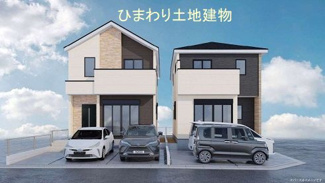 【外観パース】 | 藤沢市高倉 2号棟 2期 | イメージパースです。実際とは異なる場合があります。