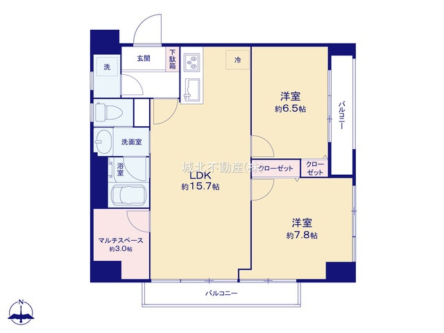 エントピア高円寺の間取り