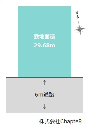 台東区鳥越１丁目の売地の区画図