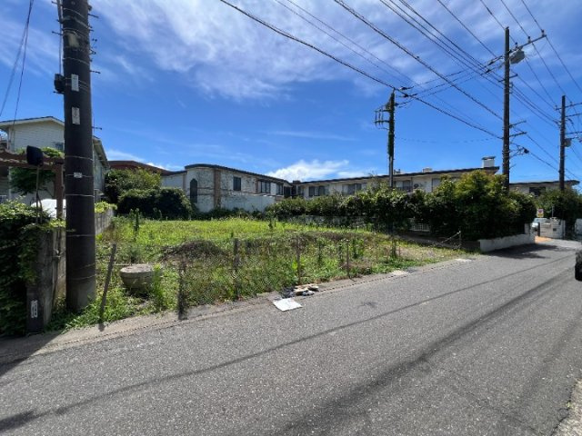 オーシャンビュー！建築条件なしの広々眺望良好物件の外観