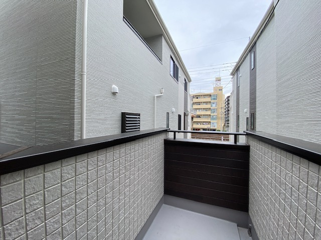 蕨市南町3丁目 全8棟 3号棟のバルコニー|奥行きのある広々としたバルコニー